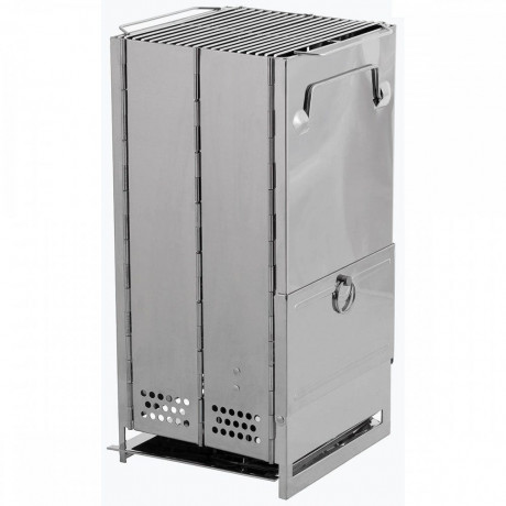 FoxOutdoor FoxOutdoor Feuerstelle 33691D Raketenofen gross silber  FoxOutdoor костровая яма 33691D ракетная печь большая серебристая