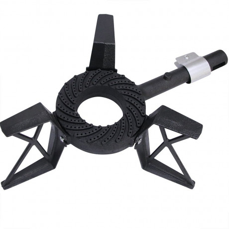 Mucola Mucola Gaskocher Hockerkocher 3 Bein Gaskocher Gasbrenner Campingkocher Gusseisen Stahl, (Premium-Gaskocher), regulierbar Газовая плита Mucola, табурет, плита, газовая плита на 3 ножках, газовая горелка, походная плита, чугунная сталь, (газовая пл