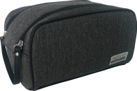 Miomojo (Миомоджо) Kulturtbeutel fur Herren Мужская косметичка, schwarz-grau meliert, 1 шт.