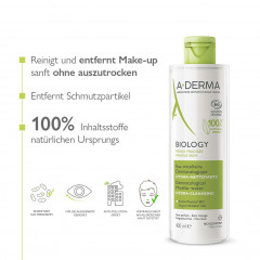 A-DERMA Biology Mizellengesichtswasser Биология мицеллярный тоник