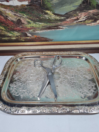 Ножницы винтажные Ribon Bell Brand, 9", 23 см, Германия, 1960-70гг.