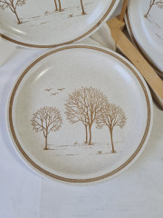 Тарелки винтажные Churchill England, керамика, 8 шт., 26 см, Англия, 1970-80гг.