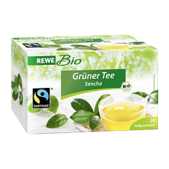 REWE Bio Зеленый чай Сенча 20x1,5г