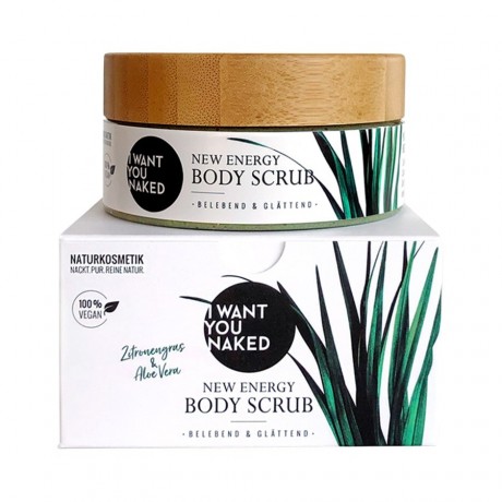 I WANT YOU NAKED Korperpeeling Zitronengras & Aloe Vera  Пилинг для тела с лемонграссом и алоэ вера
