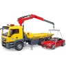 Bruder 03750 MAN TGS Abschlepp-LKW mit Roadster und L+S Module Эвакуатор 03750 MAN TGS с родстером и модулями L+S