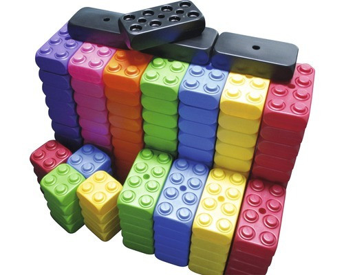 Esda Гигантские строительные блоки XXL-Funblocks Jumbo-Set, 106 шт, набор конструктор для детей, развивающие игрушки, Германия Esda Гигантские строительные блоки XXL-Funblocks Jumbo-Set, 106 шт, набор конструктор для детей, развивающие игрушки, Германия