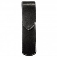 DOVO MERKUR Solingen Rasiermesser Lederetui schwarz Кожаный чехол для опасных бритв черного цвета