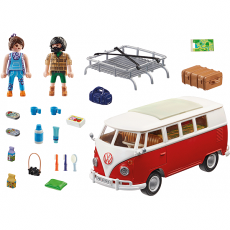 PLAYMOBIL 70176 Volkswagen T1 Camping Bus, Плеймобил Кемпинг автобус Volkswagen T1