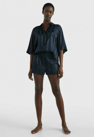 Tommy Hilfiger TONAL SIGNATURE TAPE Pyjama top desert sky TONAL SIGNATURE TAPE Пижамный топ небо пустыни