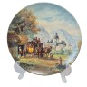 Furstenberg Декоративная тарелка "Повозка", номерная А9633, 19,5 см, Германия, 1988г.