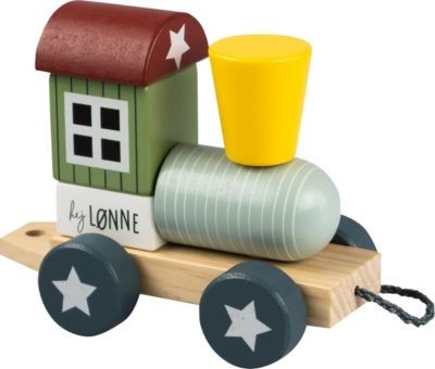 P:OS Hej Lonne Eisenbahn inkl. Jutebeutel Железная дорога Hej Lonne с джутовым мешком