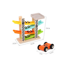 Syntek Spielzeug fur Kinderautos Kinderspielzeug aus Holz fur die Autorennbahn Игрушки для детских машинок Детские деревянные игрушки для автодрома