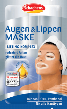 Schaebens Augen & Lippen Маска для лица и губ, лифтинг-комплекс для разглаживания морщин 6 мл