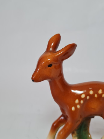 Фигурка винтажная "Олененок" Sitzendorf Thuringen, 12,5 x 10 см, Германия, 1960-70гг.