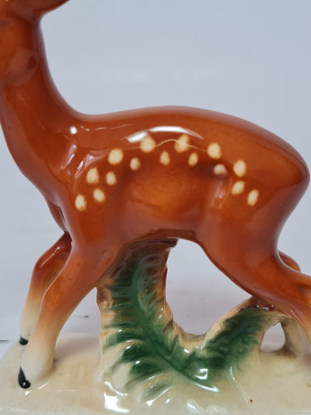 Фигурка винтажная "Олененок" Sitzendorf Thuringen, 12,5 x 10 см, Германия, 1960-70гг.