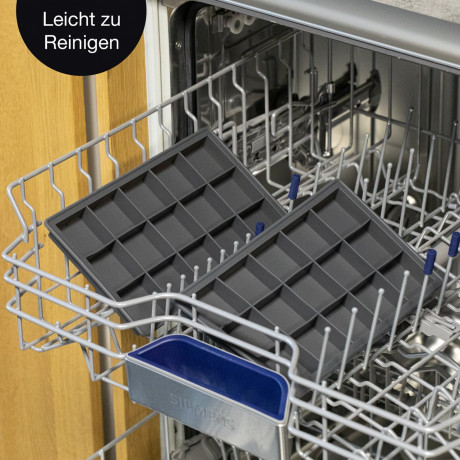 Moritz & Moritz Moritz & Moritz Eiswucrfelform eckig 2er Set grau Набор квадратных форм для кубиков льда Moritz &amp; Moritz, 2 шт.