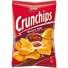 Lorenz Crunchips Western Style Чипсы с пряным вкусом 150г