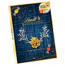 Lindt Adventskalender 2025 blau 194g, Адвент-календарь, 24 сладких сюрприза, 194 грамма