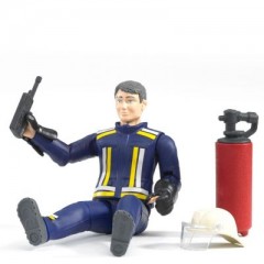 Bruder Bruder 60100 bworld Feuerwehrmann mit Zubehor Пожарный Bruder 60100 bworld с аксессуарами