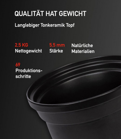 KeMar Kitchenware KeMar Kitchenware Multikocher KCC-280, 900 W, 2,50 l Schussel, Keramiktopf, Touchdisplay, 7 Programme, Timer KCC-280 KeMar Кухонная мультиварка KCC-280, 900 Вт, чаша 2,50 л, керамическая кастрюля, сенсорный дисплей, 7 программ, таймер