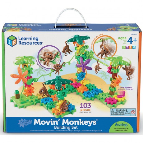 Learning Resources Gears! Gears! Gears! Kletteraffen шестерни! шестерни! шестерни! лазающие обезьяны