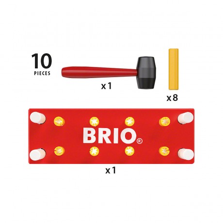 BRIO Holz Klopfbank деревянная скамья для стука