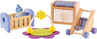 HAPE Puppenmobel Babyzimmer Кукольная мебель для детской комнаты