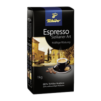Tchibo Espresso Sizilianer Art Эспрессо Сицилийское искусство 1кг Кофе в зернах