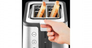 Krups Krups Toaster Control Line KH442D silber/schwarz, 700 Watt, fur 2 Scheiben Toast silber/schwarz Krups Toaster Control Line KH442D серебристый/черный, 700 Вт, на 2 ломтика тостов