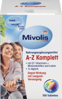 Mivolis Комплексные витамины От А до Z Komplett, более 20 витаминов, 100 шт 