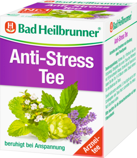Bad Heilbrunner Антистресс  Лечебный травяной чай, 8 x 1,75 г, 14 г