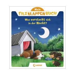 Loewe Verlag Mein Filzklappenbuch: Was versteckt sich in der Nacht? Моя книга из фетра: Что скрывается в ночи?