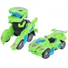 Vicabo Dinosaurier Transforming Spielzeug Auto Transform Dino Spielzeugauto mit Licht und Musik Spielzeugautos fur Kinder Игрушечная машинка-трансформер динозавров Игрушечная машинка-трансформер динозавра со светом и музыкой