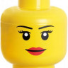 LEGO LEGO Kopf Aufbewahrungsbox gross Madchen, 25 x 25 x 18 cm Ящик для хранения головы LEGO большая девочка, 25 x 25 x 18 см