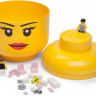 LEGO LEGO Kopf Aufbewahrungsbox gross Madchen, 25 x 25 x 18 cm Ящик для хранения головы LEGO большая девочка, 25 x 25 x 18 см