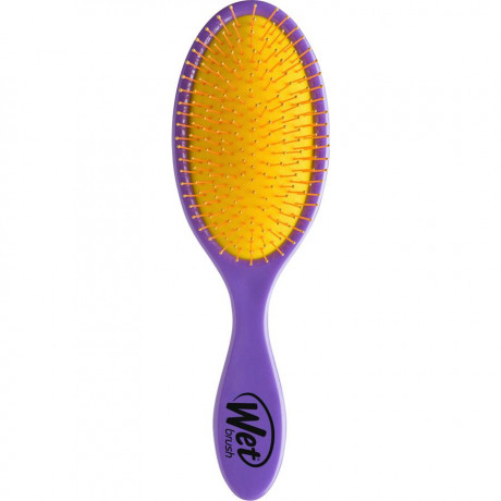Wet Brush (Вет Браш) Массажная расчёска для волос Neon Plum Party, 1 шт.