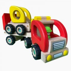 goki Tieflader mit Radlader Низкорамная платформа с колесным погрузчиком