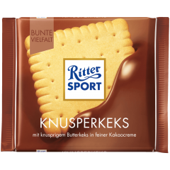 Ritter Sport Knusperkeks Молочный шоколад с кремовой начинкой 100г