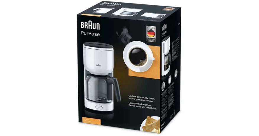 Braun Braun PurEase KF 3120 , Filtermaschine weiss  weiss Braun PurEase KF 3120, фильтрующая машина белый