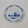 Тарелка десертная винтажная Freiberger Porzellan, Inglasur GDR "Мельница", фарфор, 18 см, Германия, 1960-70гг.