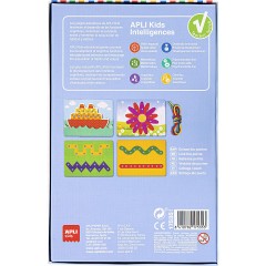 APLI Kids Einfadelspiel mit 4 Vorlagenkarten Многопоточная игра с 4 карточками-шаблонами