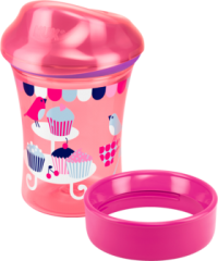 Nuk Стаканчик учимся пить, Easy Learning Cup Vario &quot;Cup Cake&quot; Lila, 250 ml, 1 шт