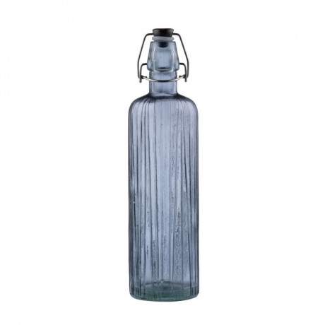 Bitz Bitz Kusintha - Glas blue Wasserflasche 0,75 L Bitz Kusintha - Бутылка для воды стеклянная синяя 0,75 л