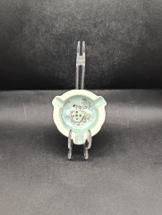 Пепельница винтажная Gerold Bavaria &quot;Герб рыцаря Франца фон Зиккингена&quot;, фарфор, 9.5 см, Германия, 1960-70гг.