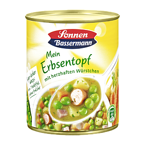 Sonnen Bassermann Мой горошек в банке 800г