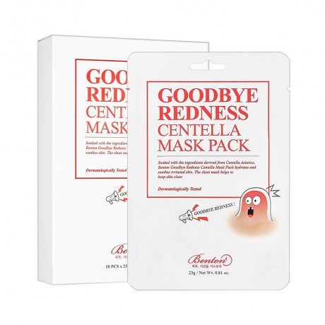 Benton Benton Goodbye Redness Centella Mask Pack 10er Set  Benton Goodbye Redness Centella Mask Набор из 10 масок