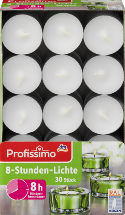 Profissimo 8-часовой свет Свеча, 30 шт