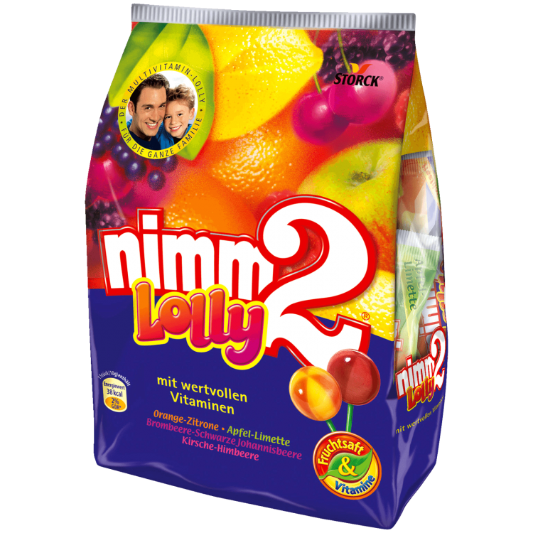 nimm2 Lolly Леденцы с витаминами 120г