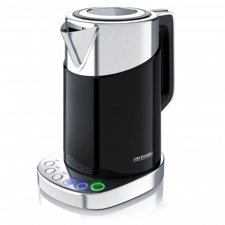Arendo Arendo Wasserkocher, 1,7 l, 3000 W, Edelstahl, Schnellkoch Funktion, Temperatureinstellung 70° C 100° C Чайник Arendo, 1,7 л, 3000 Вт, нержавеющая сталь, функция быстрого закипания, регулировка температуры 70°С 100°С