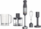 KENWOOD KENWOOD Stabmixer HBM60.307GY Triblade XL+, 1000 W, inkl. Zerkleinerer, Kartoffelstampfer, Messbecher und Schneebesen  Ручной блендер KENWOOD HBM60.307GY Triblade XL+, 1000 Вт, включая измельчитель, толкушку для картофеля, мерную чашку и венчик